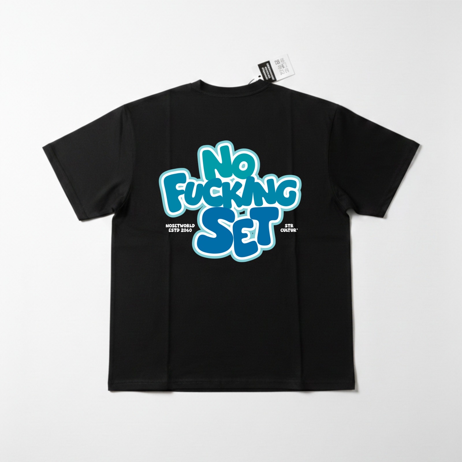 Noset black t-shirt Front