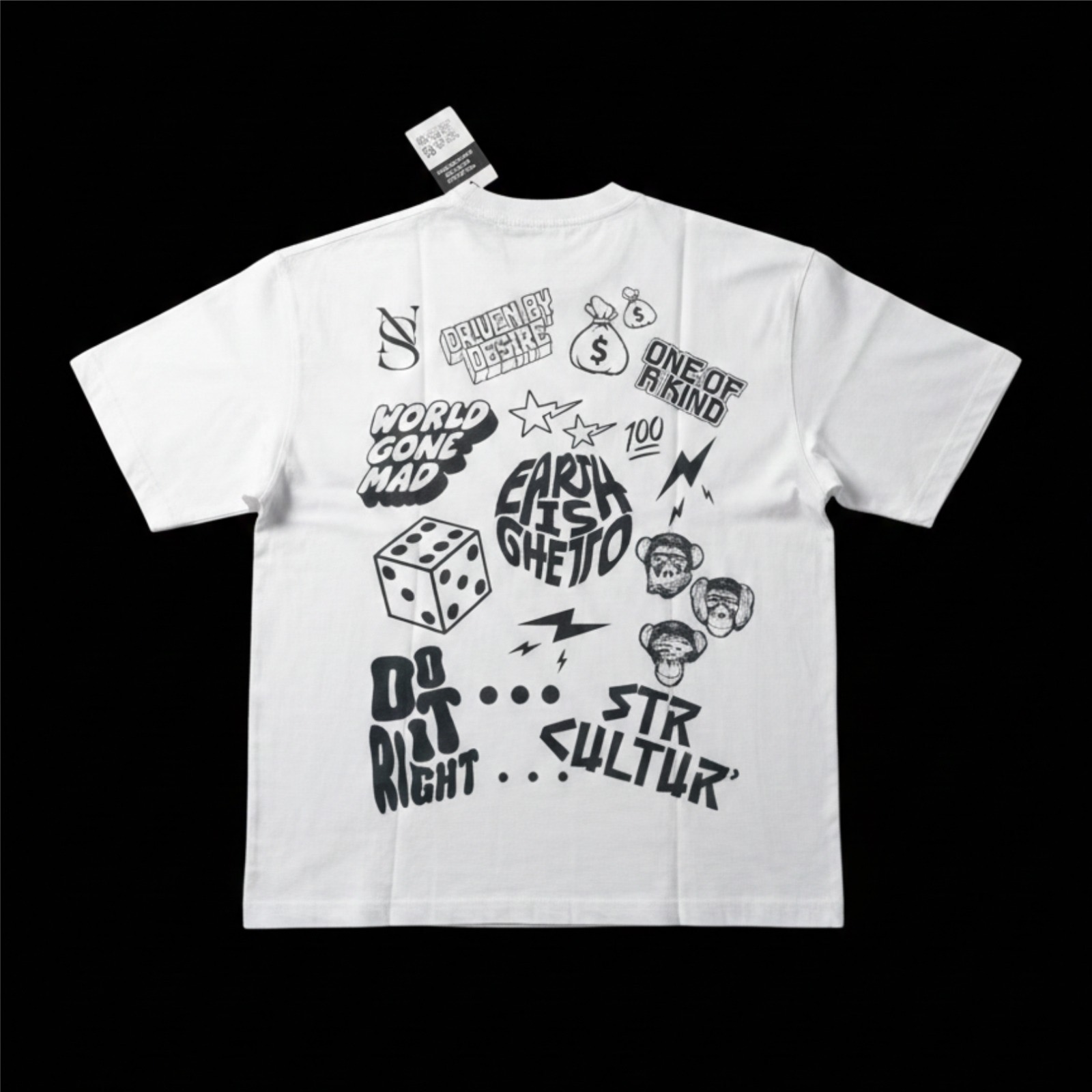 Noset white t-shirt Side